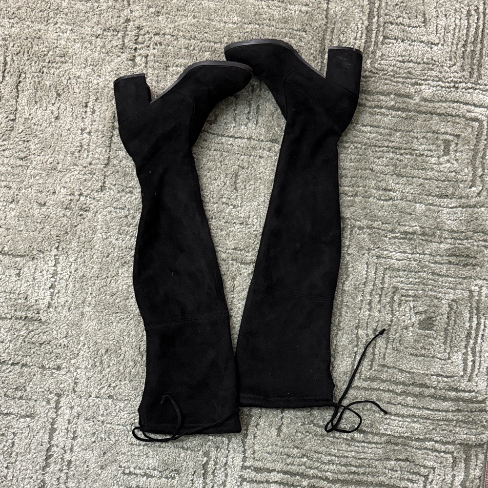 Elegant Black Over-the-Knee Boots